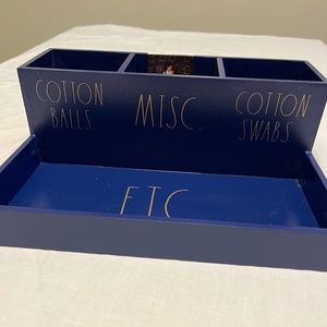 Rae Dunn Beautiful Blue Bathroom Organizer